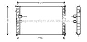 PE2176 AVA QUALITY COOLING nezařazený díl PE2176 AVA QUALITY COOLING