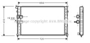 PE2177 AVA QUALITY COOLING nezařazený díl PE2177 AVA QUALITY COOLING