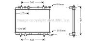 PE2211 AVA QUALITY COOLING chladič motora PE2211 AVA QUALITY COOLING