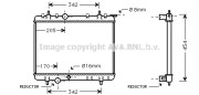 PE2219 AVA QUALITY COOLING chladič motora PE2219 AVA QUALITY COOLING