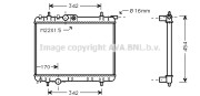 PE2244 AVA QUALITY COOLING chladič motora PE2244 AVA QUALITY COOLING