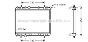 PE2245 AVA QUALITY COOLING chladič motora PE2245 AVA QUALITY COOLING