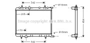 PE2250 AVA QUALITY COOLING chladič motora PE2250 AVA QUALITY COOLING