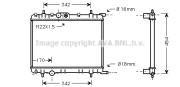 PE2253 Chladič, chlazení motoru AVA QUALITY COOLING