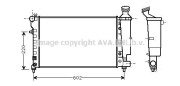 PE2262 Chladič, chlazení motoru AVA QUALITY COOLING