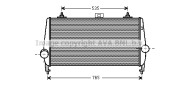 PE4338 AVA QUALITY COOLING chladič plniaceho vzduchu PE4338 AVA QUALITY COOLING