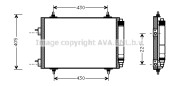 PE5209 AVA QUALITY COOLING kondenzátor klimatizácie PE5209 AVA QUALITY COOLING