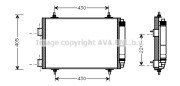 PE5215 Kondenzátor, klimatizace AVA QUALITY COOLING