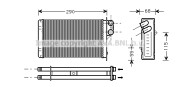 PE6172 Výměník tepla, vnitřní vytápění AVA QUALITY COOLING