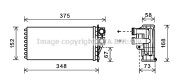 PE6359 AVA QUALITY COOLING výmenník tepla vnútorného kúrenia PE6359 AVA QUALITY COOLING