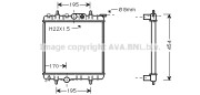 PEA2188 AVA QUALITY COOLING chladič motora PEA2188 AVA QUALITY COOLING