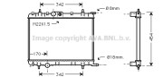 PEA2207 AVA QUALITY COOLING chladič motora PEA2207 AVA QUALITY COOLING