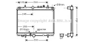 PEA2235 AVA QUALITY COOLING chladič motora PEA2235 AVA QUALITY COOLING