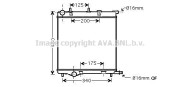 PEA2289 Chladič, chlazení motoru AVA QUALITY COOLING