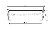 PR2067 AVA QUALITY COOLING chladič motora PR2067 AVA QUALITY COOLING