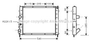 RT2174 AVA QUALITY COOLING nezařazený díl RT2174 AVA QUALITY COOLING