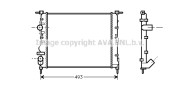 RT2218 AVA QUALITY COOLING chladič motora RT2218 AVA QUALITY COOLING