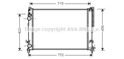 RT2237 Chladič, chlazení motoru AVA QUALITY COOLING