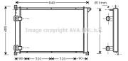 RT2257 AVA QUALITY COOLING nezařazený díl RT2257 AVA QUALITY COOLING