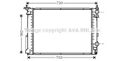 RT2319 Chladič, chlazení motoru AVA QUALITY COOLING