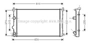 RT2321 AVA QUALITY COOLING chladič motora RT2321 AVA QUALITY COOLING