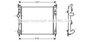 RT2326 AVA QUALITY COOLING chladič motora RT2326 AVA QUALITY COOLING