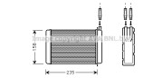 RT6090 AVA QUALITY COOLING výmenník tepla vnútorného kúrenia RT6090 AVA QUALITY COOLING