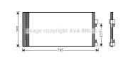 RTA5430 AVA QUALITY COOLING kondenzátor klimatizácie RTA5430 AVA QUALITY COOLING