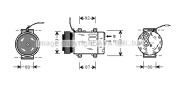 RTK047 AVA QUALITY COOLING nezařazený díl RTK047 AVA QUALITY COOLING