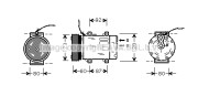 RTK075 AVA QUALITY COOLING kompresor klimatizácie RTK075 AVA QUALITY COOLING