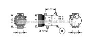 RTK311 AVA QUALITY COOLING nezařazený díl RTK311 AVA QUALITY COOLING