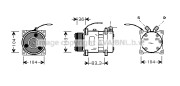 RTK318 Kompresor, klimatizace AVA QUALITY COOLING