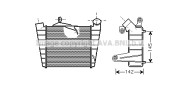 SA4020 Chladič turba AVA QUALITY COOLING