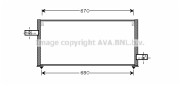 SU5061 AVA QUALITY COOLING kondenzátor klimatizácie SU5061 AVA QUALITY COOLING