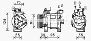 SUK085 Kompresor, klimatizace AVA QUALITY COOLING