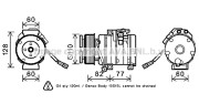 SUK101 AVA QUALITY COOLING kompresor klimatizácie SUK101 AVA QUALITY COOLING