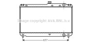 TO2041 AVA QUALITY COOLING chladič motora TO2041 AVA QUALITY COOLING