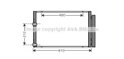 TO5429 Kondenzátor, klimatizace AVA QUALITY COOLING