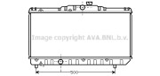 TOA2117 AVA QUALITY COOLING chladič motora TOA2117 AVA QUALITY COOLING