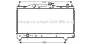 TOA2237 AVA QUALITY COOLING chladič motora TOA2237 AVA QUALITY COOLING