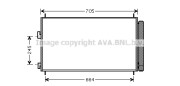 TOA5410 AVA QUALITY COOLING kondenzátor klimatizácie TOA5410 AVA QUALITY COOLING