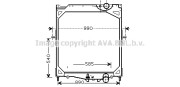 VLA2041 AVA QUALITY COOLING nezařazený díl VLA2041 AVA QUALITY COOLING