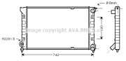 VN2041 AVA QUALITY COOLING chladič motora VN2041 AVA QUALITY COOLING