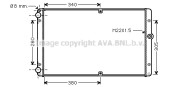 VN2245 AVA QUALITY COOLING chladič motora VN2245 AVA QUALITY COOLING