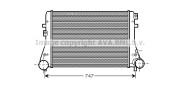 VN4306 AVA QUALITY COOLING chladič plniaceho vzduchu VN4306 AVA QUALITY COOLING