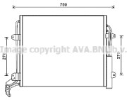 VN5324 AVA QUALITY COOLING kondenzátor klimatizácie VN5324 AVA QUALITY COOLING