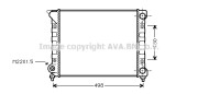 VNA2070 Chladič, chlazení motoru AVA QUALITY COOLING