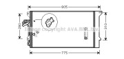 VNA5244 AVA QUALITY COOLING nezařazený díl VNA5244 AVA QUALITY COOLING