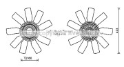 VNC364 Větrák, chlazení motoru AVA QUALITY COOLING