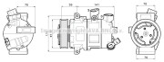 VNK341 Kompresor, klimatizace AVA QUALITY COOLING